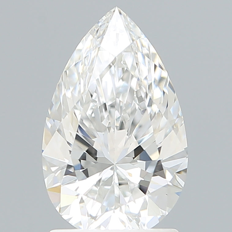 1.76ct Pear F VVS2 Lab Created Diamond