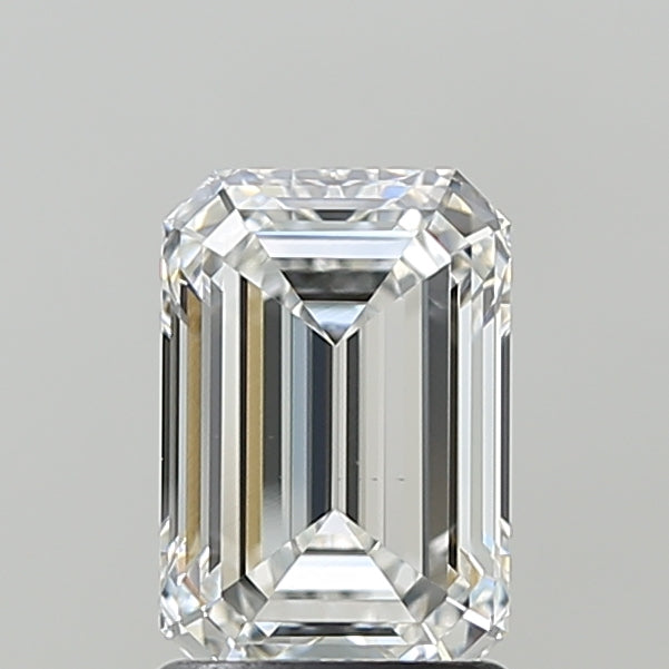 1.58ct Emerald E VVS2 Lab Created Diamond