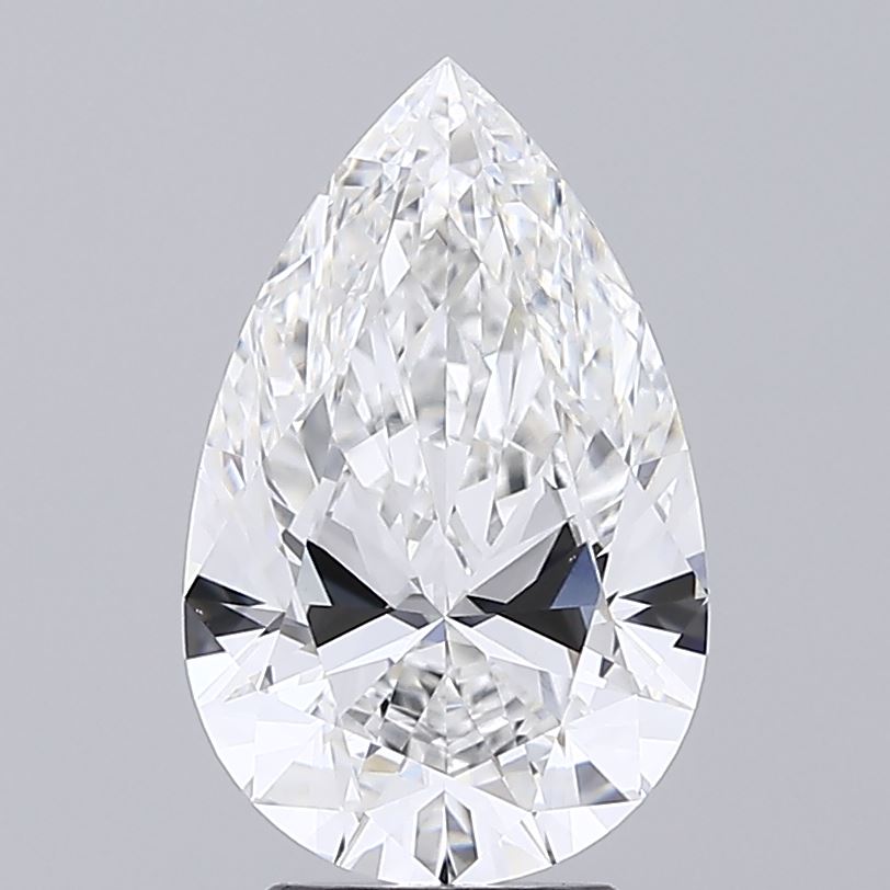 4.05ct Pear E VVS2 Lab Created Diamond