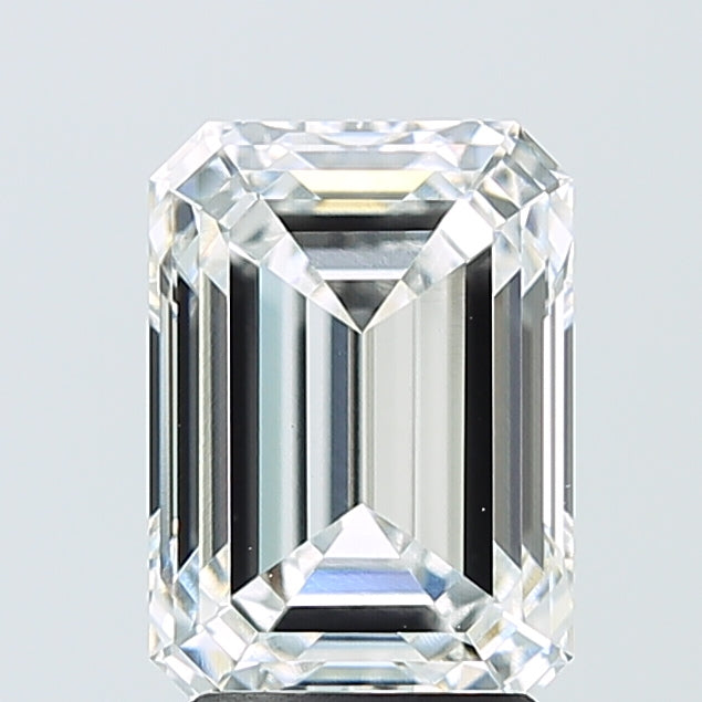 3.07ct Emerald E VVS2 Lab Created Diamond