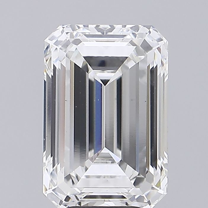 6.08ct Emerald F VS1 Lab Created Diamond
