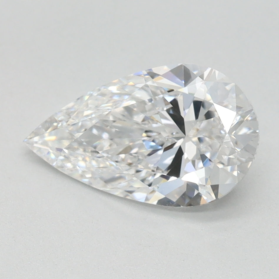 1.14ct Pear D IF Lab Created Diamond