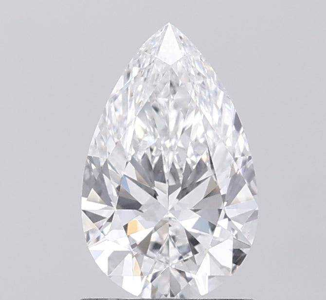 1.08ct Pear D VVS1 Lab Created Diamond