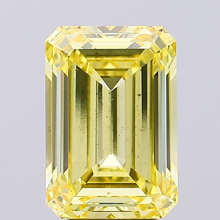 5.08ct Emerald  VS2 Lab Created Diamond