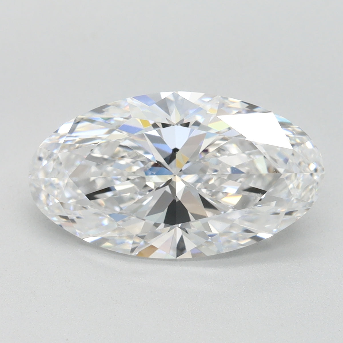 2.45ct Oval D IF Lab Created Diamond