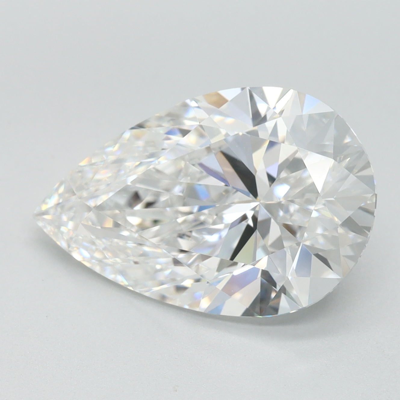4.02ct Pear D VVS1 Lab Created Diamond