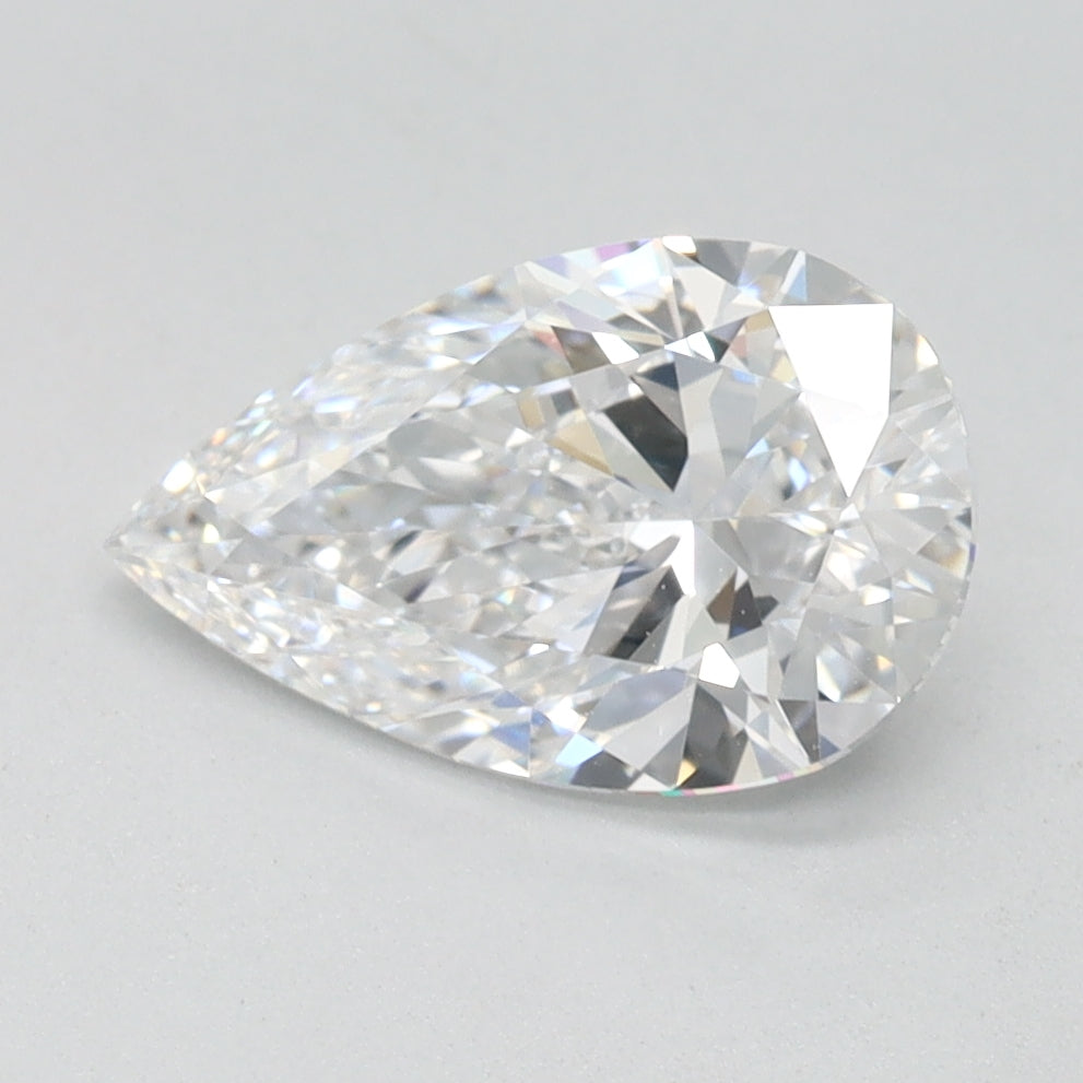1.2ct Pear D IF Lab Created Diamond