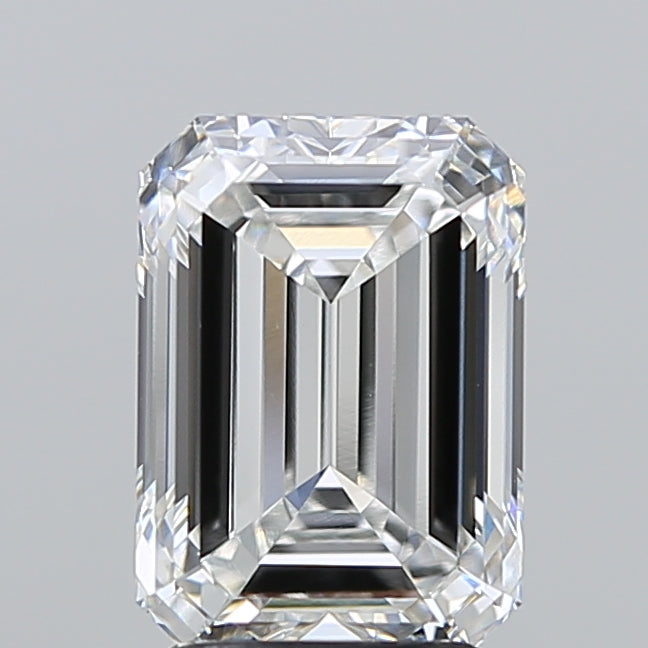 3.09ct Emerald E VVS2 Lab Created Diamond