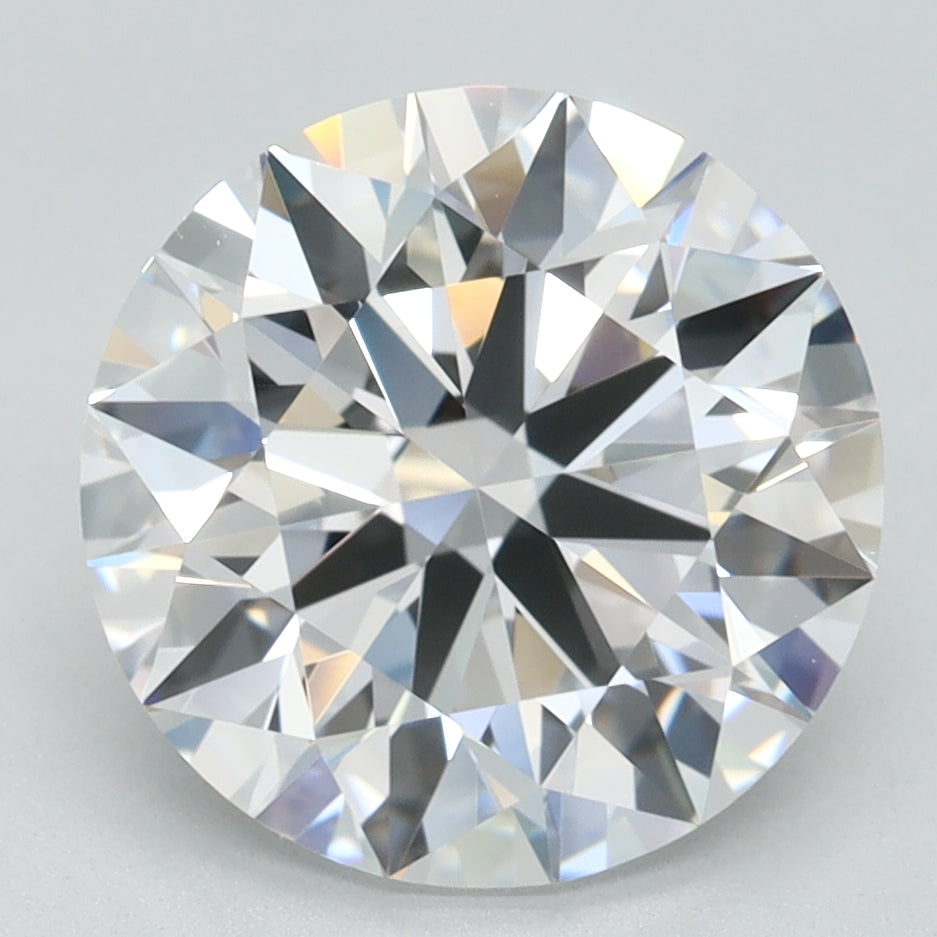 3.18ct Round D IF Lab Created Diamond