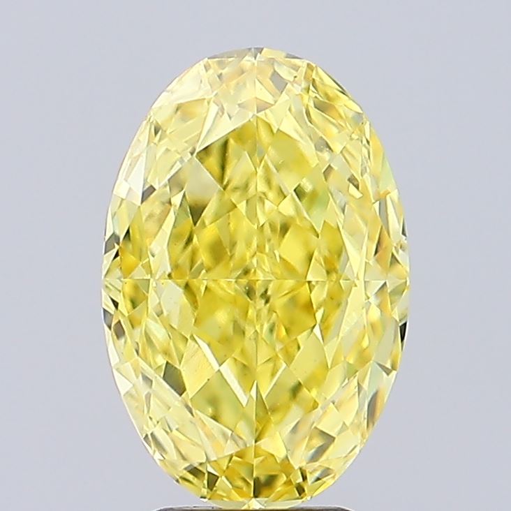 2.83ct Oval  VVS2 Lab Created Diamond