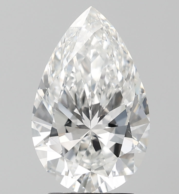 2.2ct Pear F VS1 Lab Created Diamond