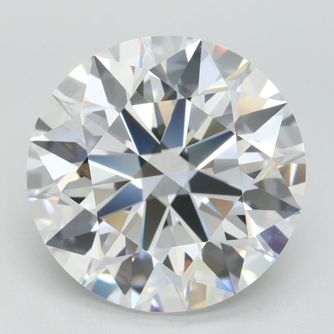4.56ct Round D IF Lab Created Diamond