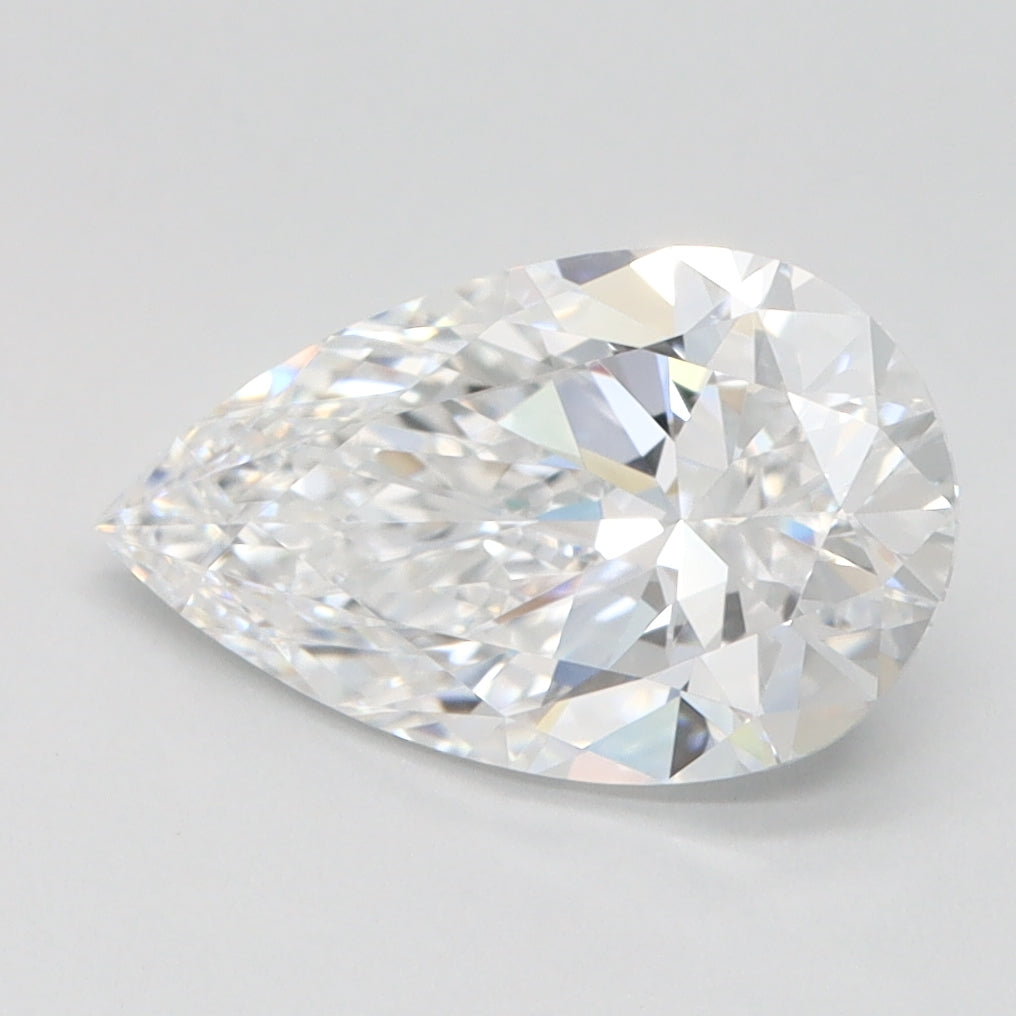 1.53ct Pear D IF Lab Created Diamond