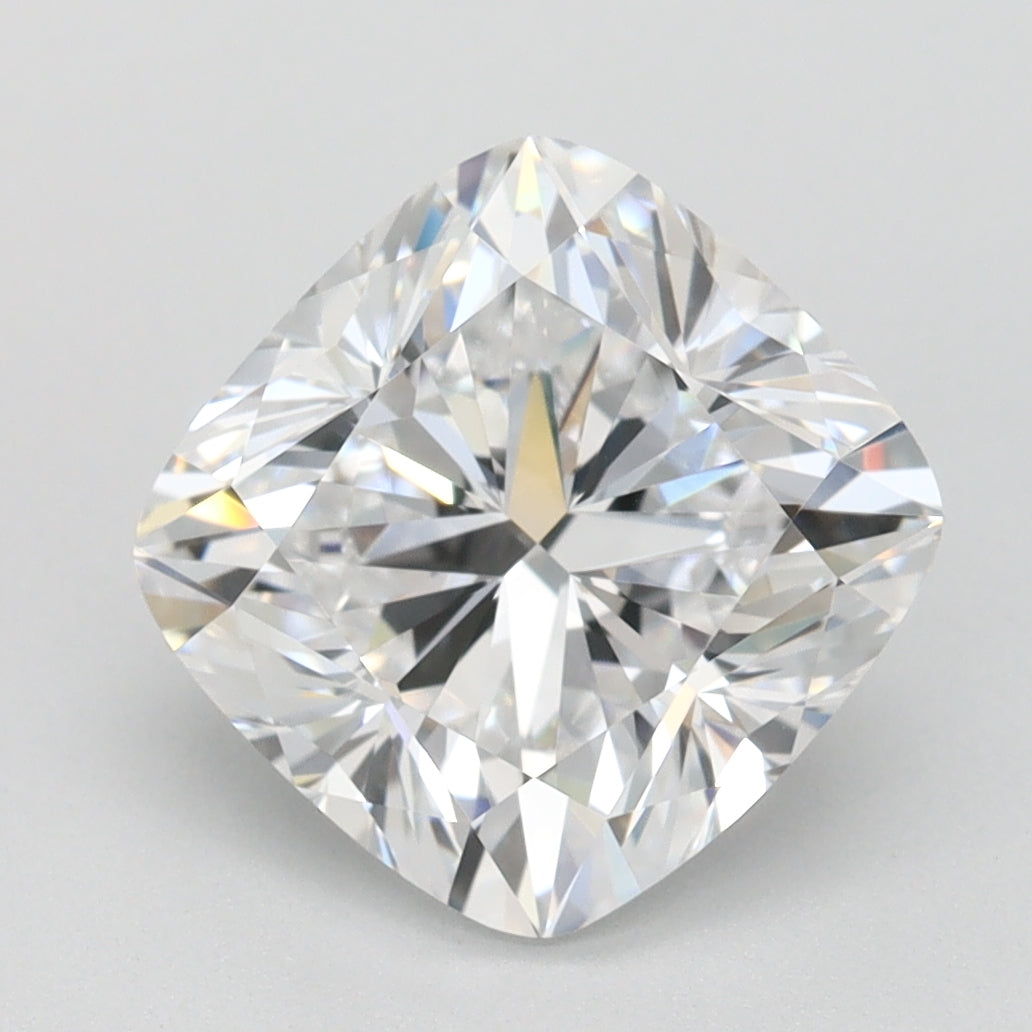 2.5ct Cushion D VVS1 Lab Created Diamond