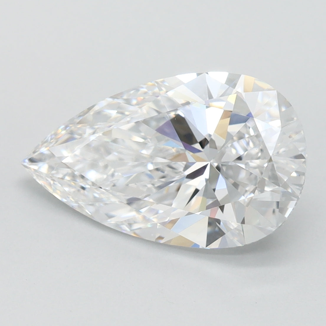 2.02ct Pear D IF Lab Created Diamond