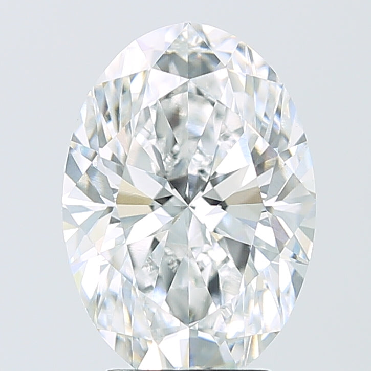 4.04ct Oval D VVS2 Lab Created Diamond