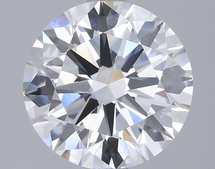 2.5ct Round D VVS2 Lab Created Diamond