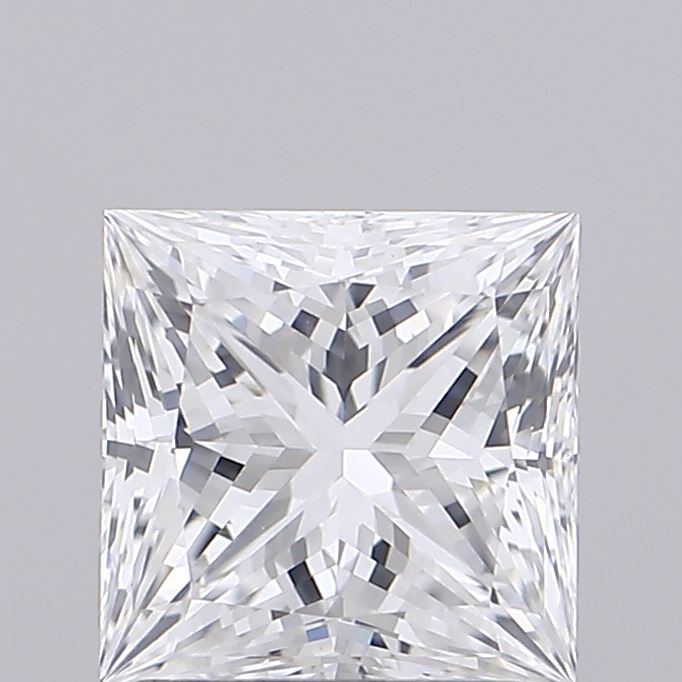 1.59ct Princess E VVS2 Lab Created Diamond