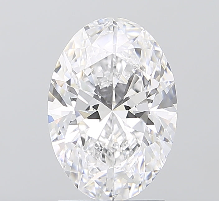 2.06ct Oval D VVS2 Lab Created Diamond