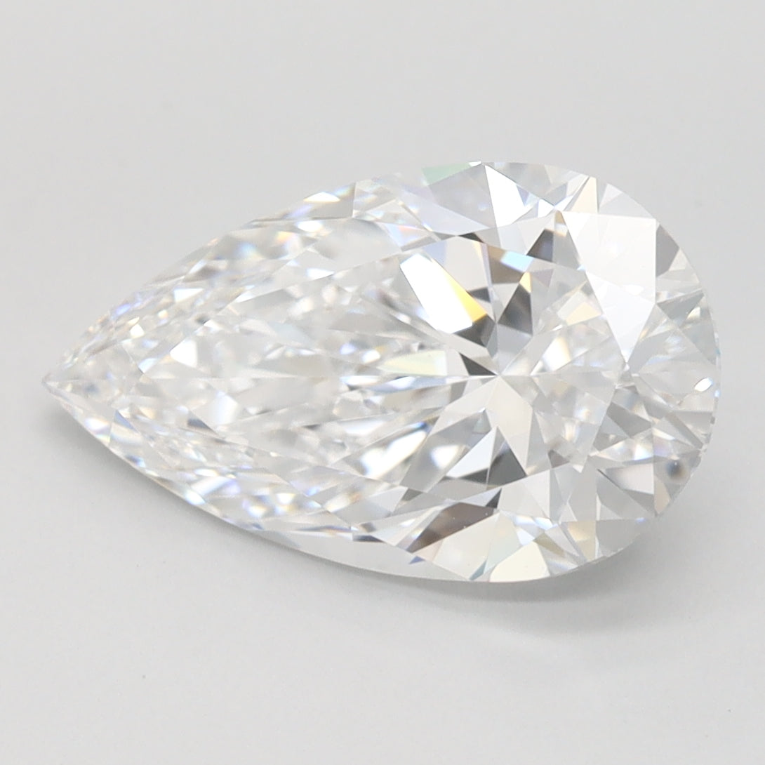 2.22ct Pear D IF Lab Created Diamond