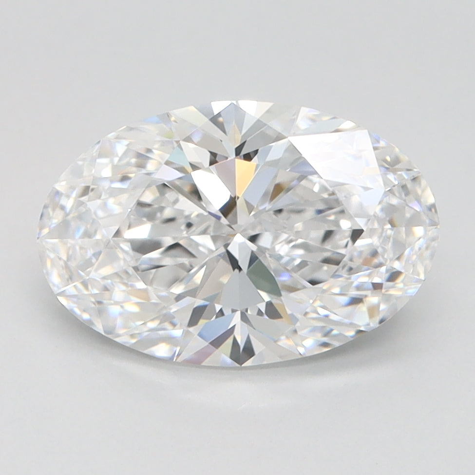 1.6ct Oval D VVS1 Lab Created Diamond