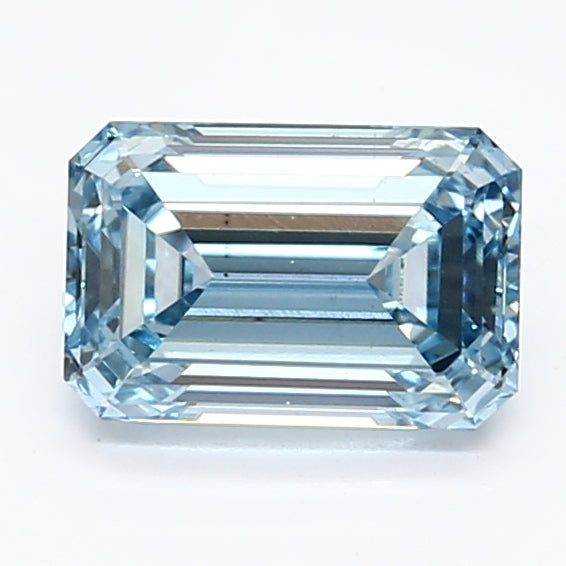 1.11ct Emerald   VS2 Lab Created Diamond