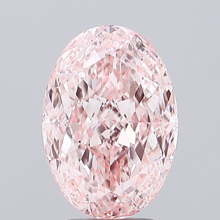 4.18ct Oval  VVS2 Lab Created Diamond