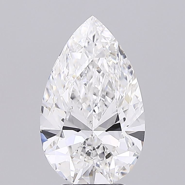 4.01ct Pear E VS1 Lab Created Diamond
