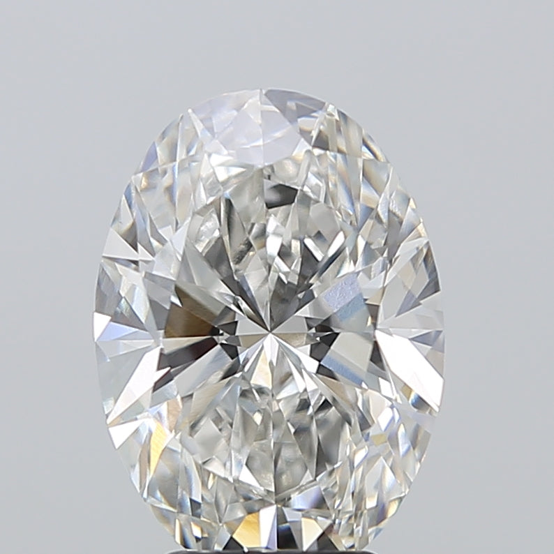 4ct Oval F VVS2 Lab Created Diamond