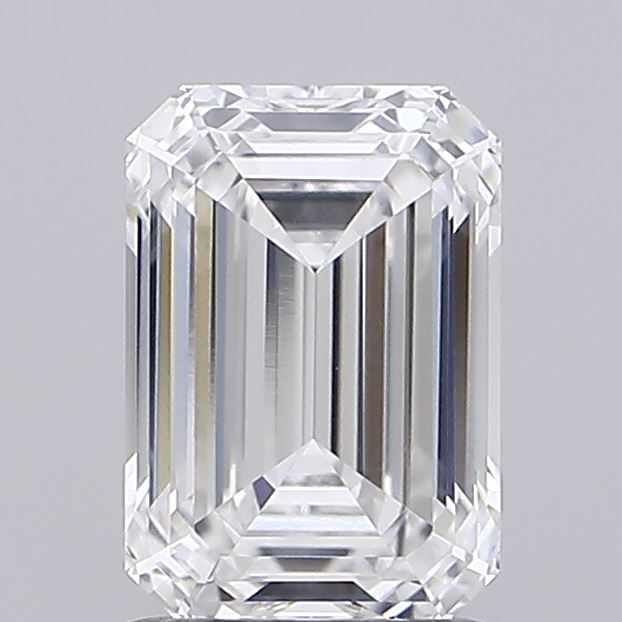 1.64ct Emerald D FL Lab Created Diamond