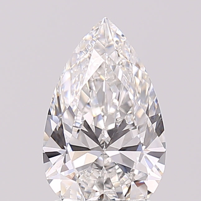 2.02ct Pear E VS2 Lab Created Diamond