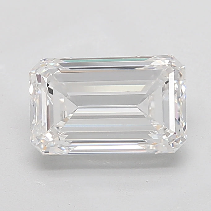 3.24ct Emerald E IF Lab Created Diamond