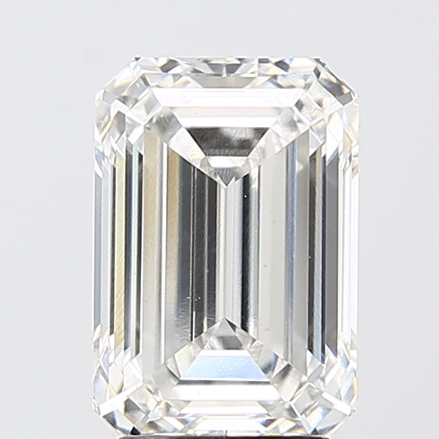 3.08ct Emerald E VVS2 Lab Created Diamond