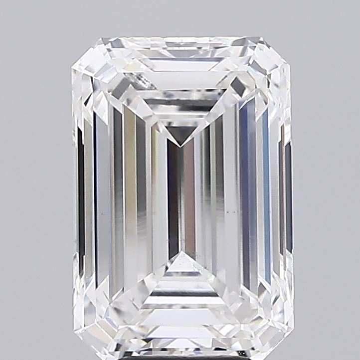 6.02ct Emerald F VS1 Lab Created Diamond