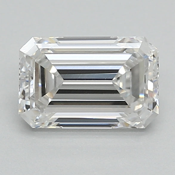 0.96ct Emerald E VVS2 Lab Created Diamond