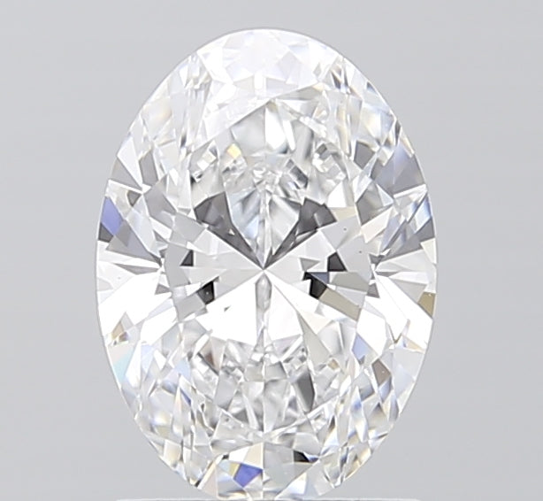 1.59ct Oval D VVS2 Lab Created Diamond