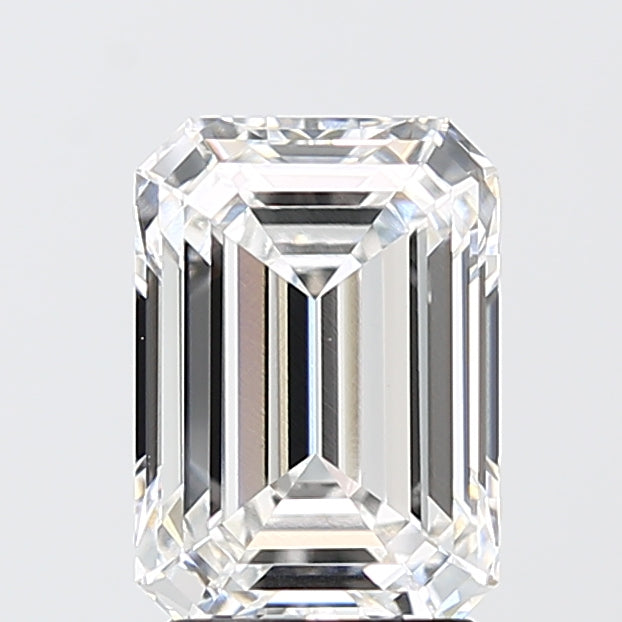 2.55ct Emerald E VVS2 Lab Created Diamond