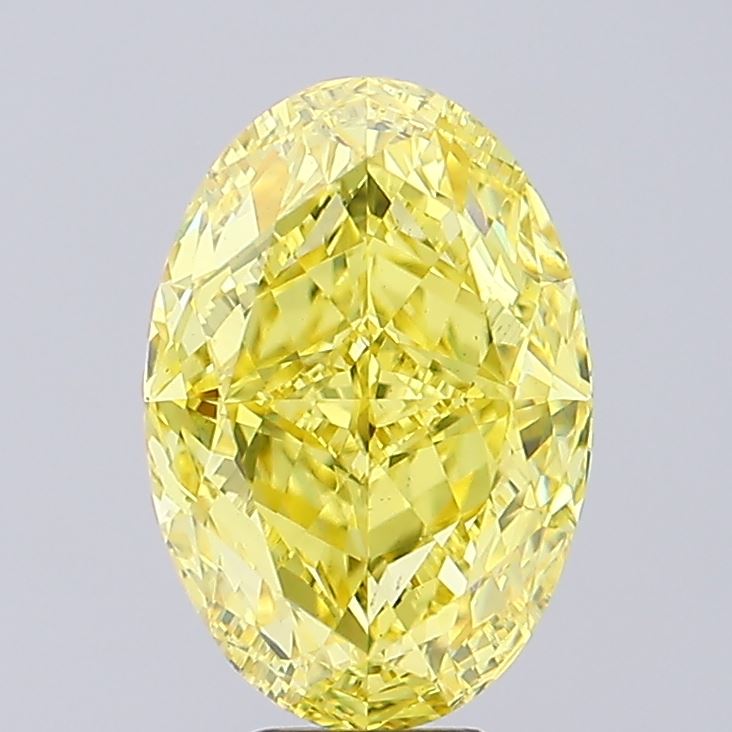 6.03ct Oval  VVS2 Lab Created Diamond
