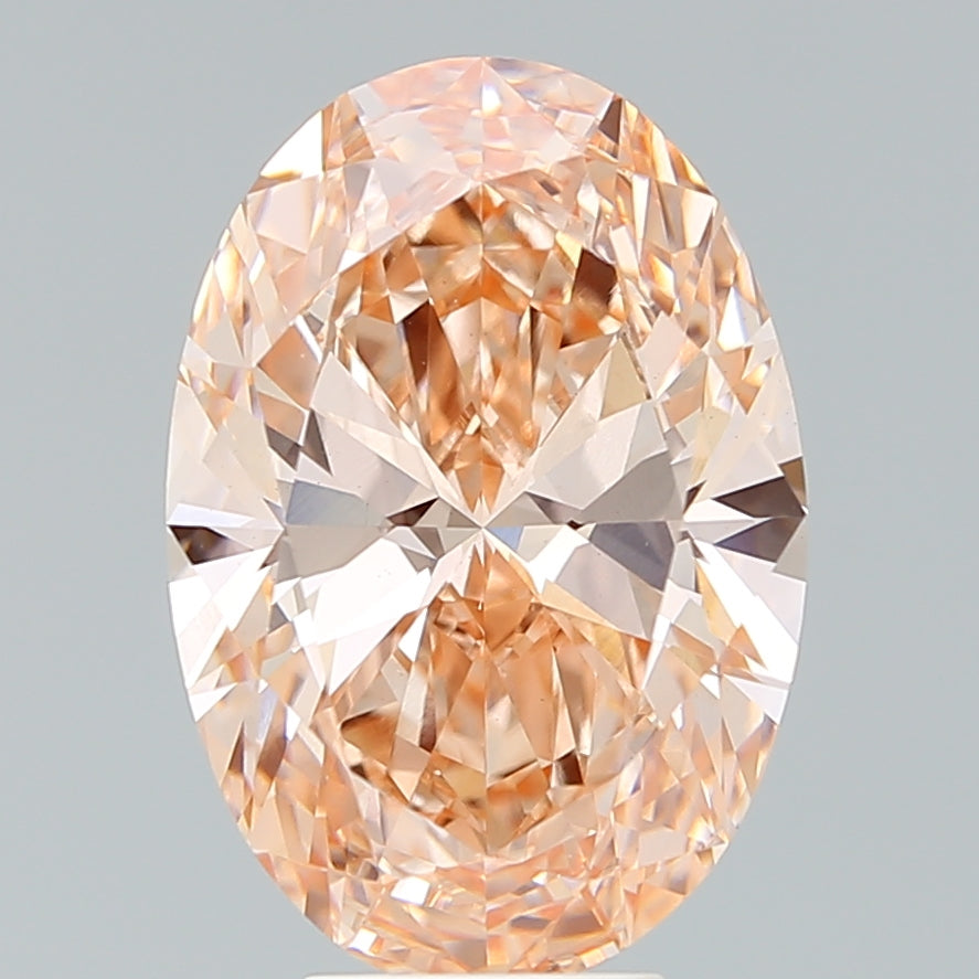6.06ct Oval  VVS2 Lab Created Diamond