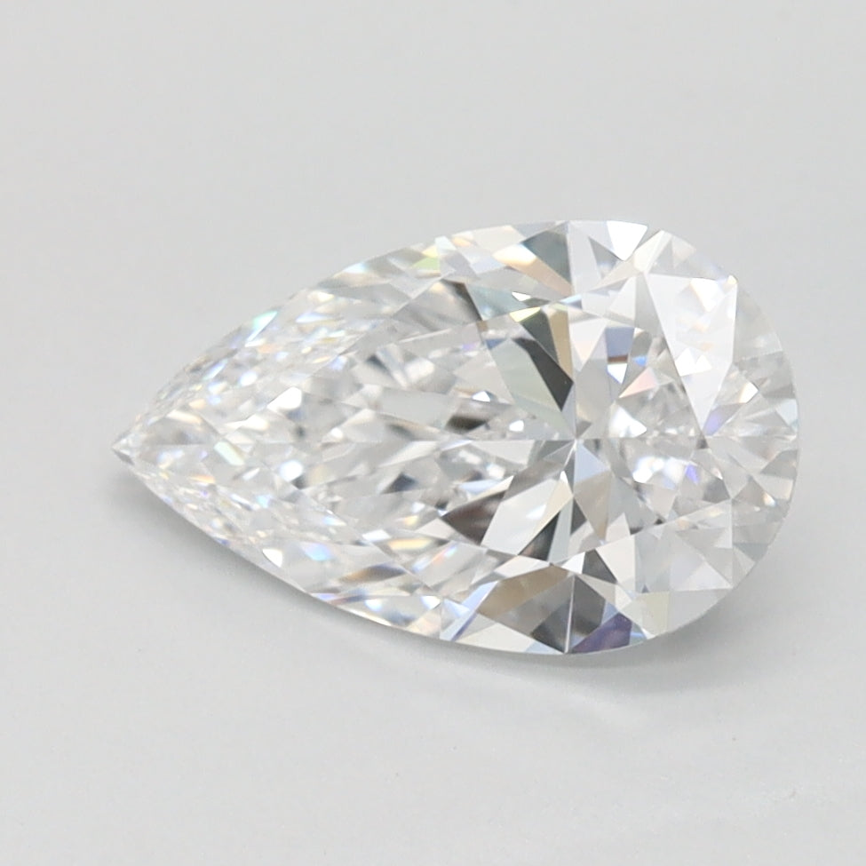 1.11ct Pear D VVS1 Lab Created Diamond