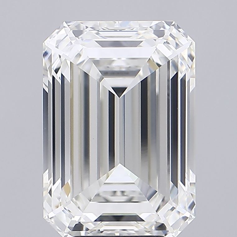 7.2ct Emerald G VVS2 Lab Created Diamond