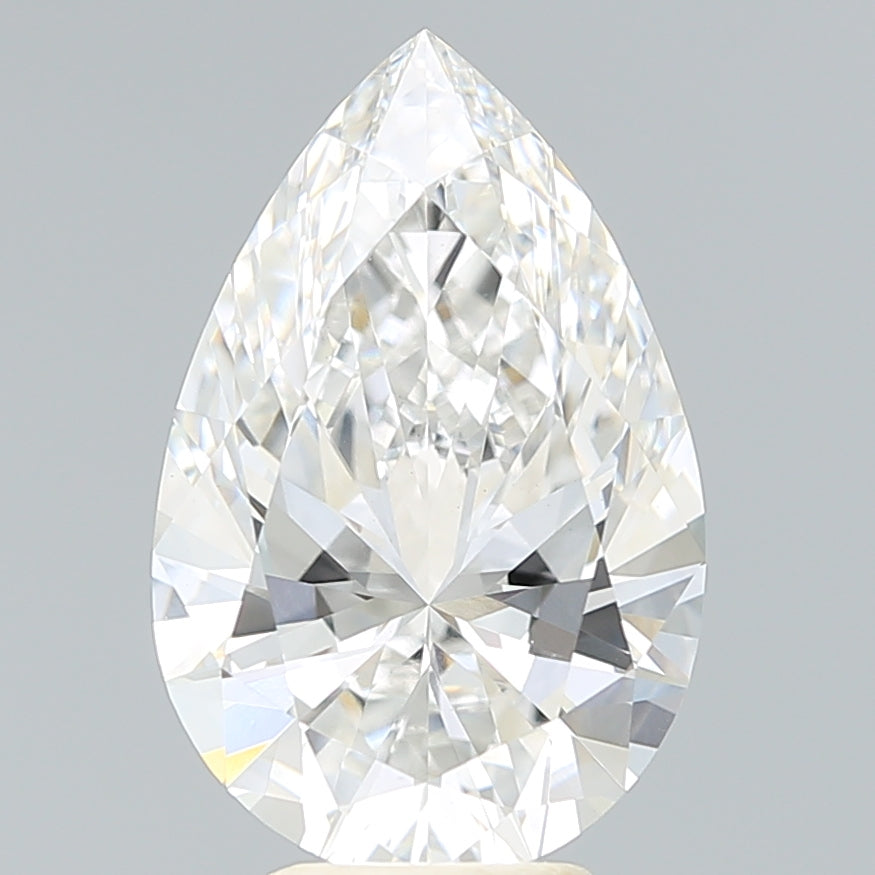 5.12ct Pear G VS1 Lab Created Diamond