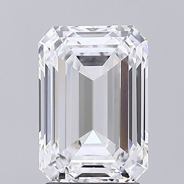 2.49ct Emerald D VVS2 Lab Created Diamond