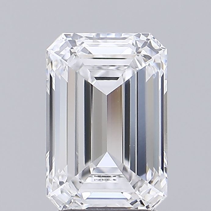 2.44ct Emerald D VVS2 Lab Created Diamond