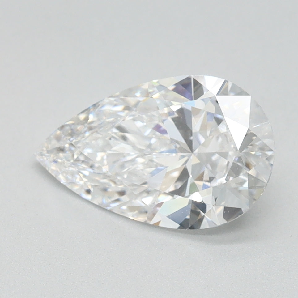 1.11ct Pear D IF Lab Created Diamond