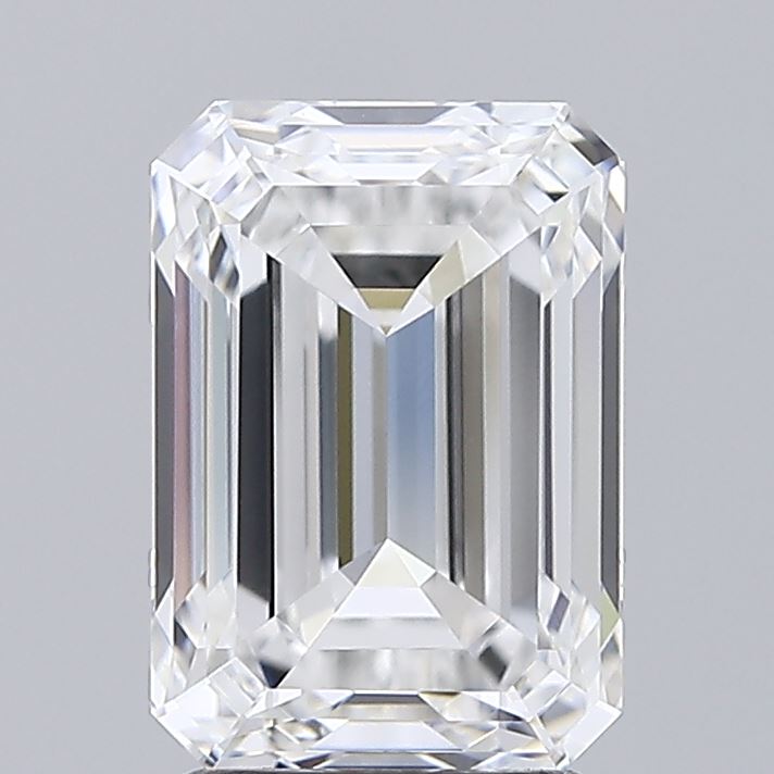 3.19ct Emerald E IF Lab Created Diamond
