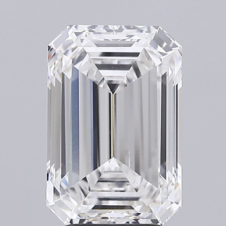 4.06ct Emerald F VS1 Lab Created Diamond