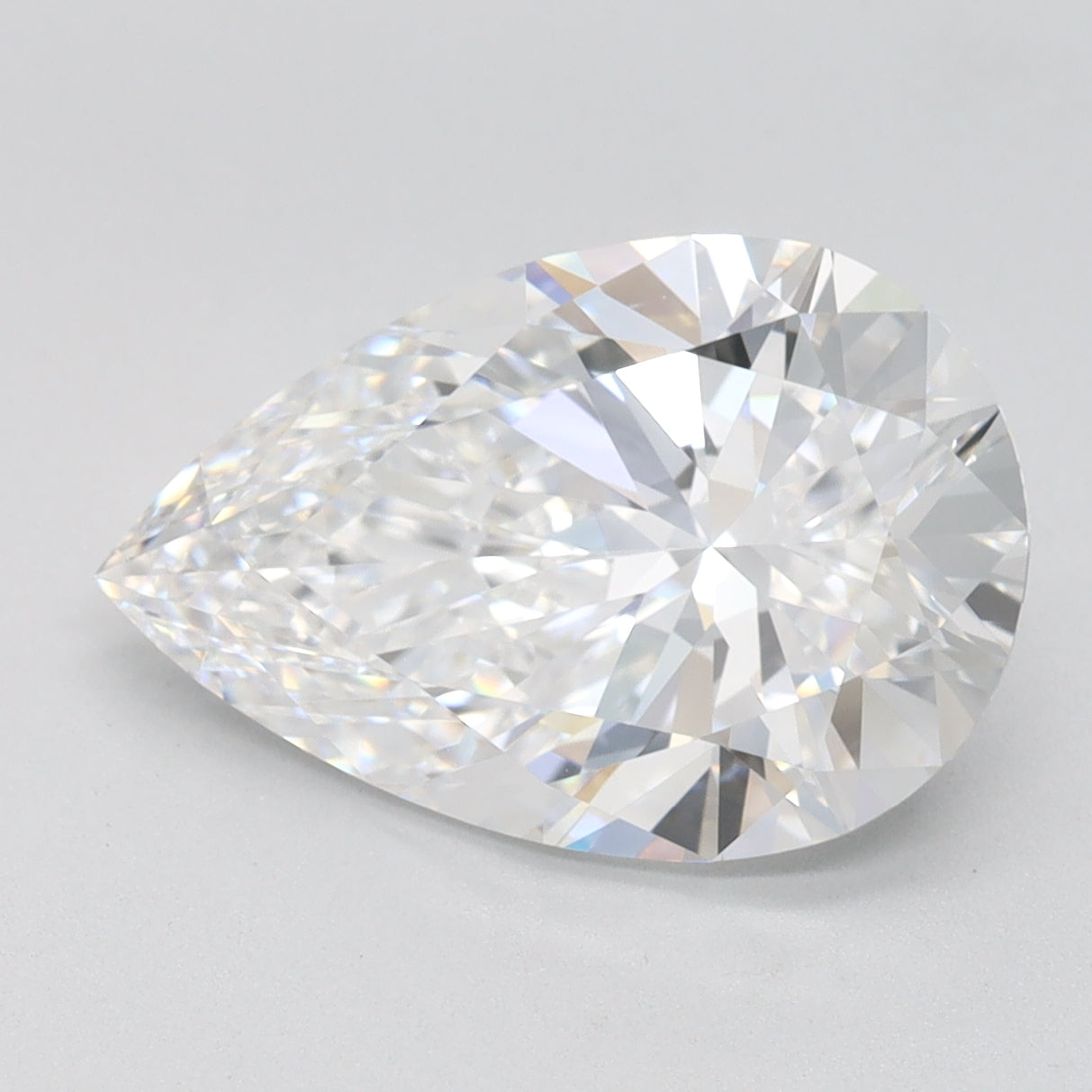 3ct Pear D VVS1 Lab Created Diamond