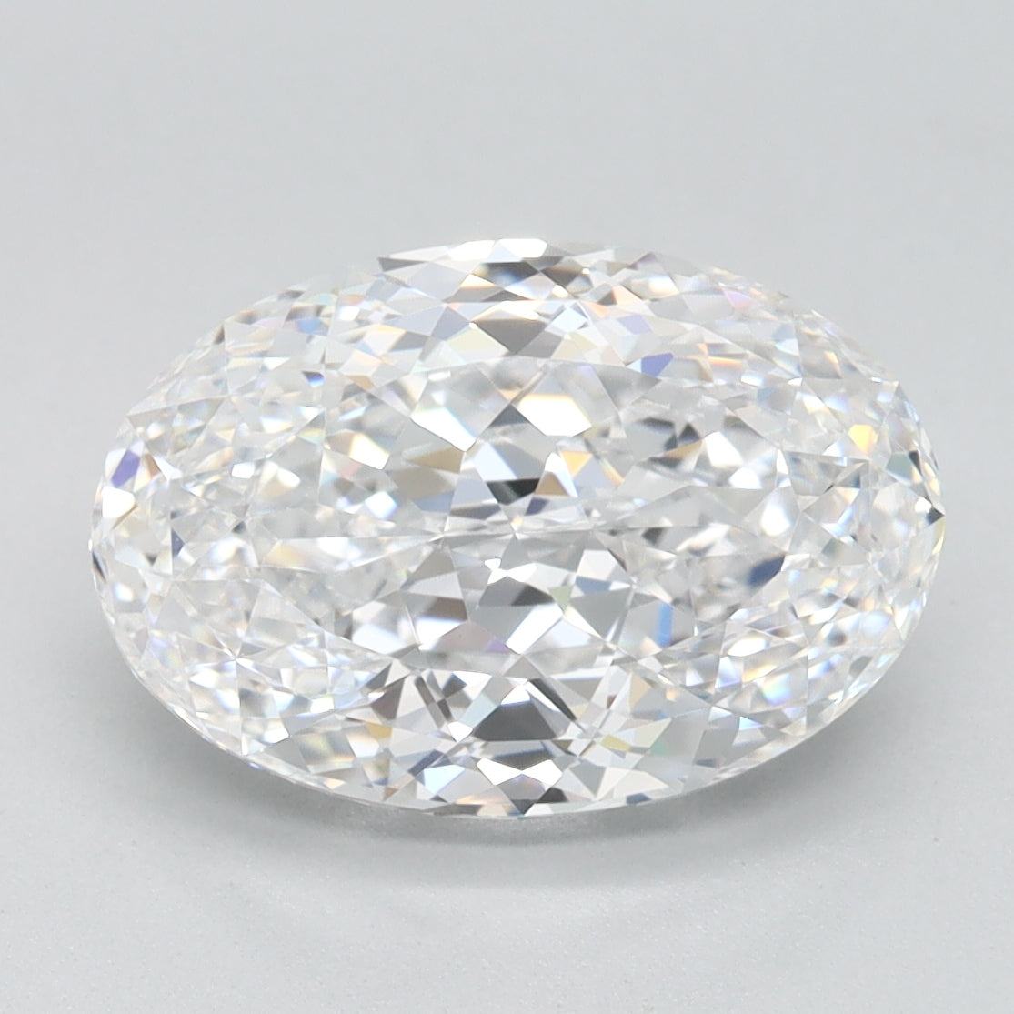 3.17ct Oval D IF Lab Created Diamond