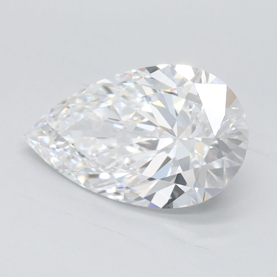 1.06ct Pear D IF Lab Created Diamond